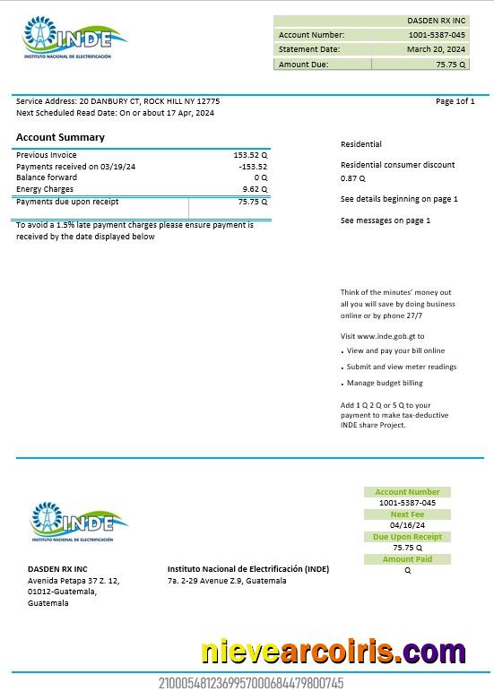Hong Kong CLP Power Hong Kong Limited business utility bill